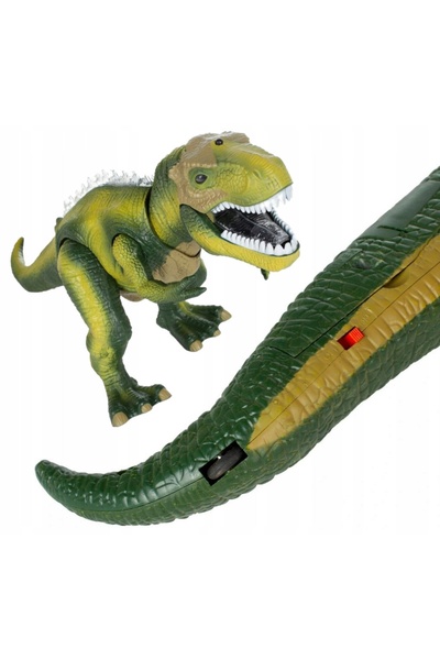 Stator MEGA OGROMNY INTERACTIV DINOZAUR T-REX TELECOMANDAT MERG RYCZY XXL