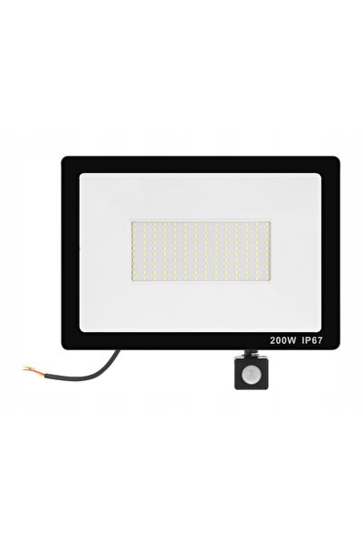Azaris Proiector LED 200W cu senzor de mișcare și crepuscular, IP65, de exter...