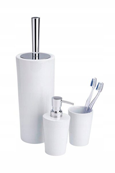 Wenko Perie de toaletă WC Coni albă elegantă