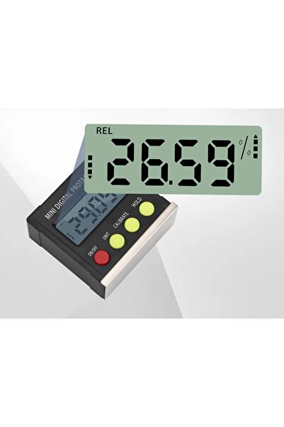 innature Nivelă digitală cu bulă de aer, indicator electronic de unghi