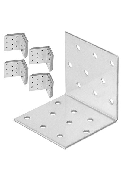 KOTARBAU Colțar de dulgherie, Conector de construcții, Oțel, Galvanizat, 60x6...