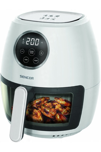 Sencor Friteuză cu aer cald fără ulei 1300W 3.5L cu termocircuit SFR5340WH