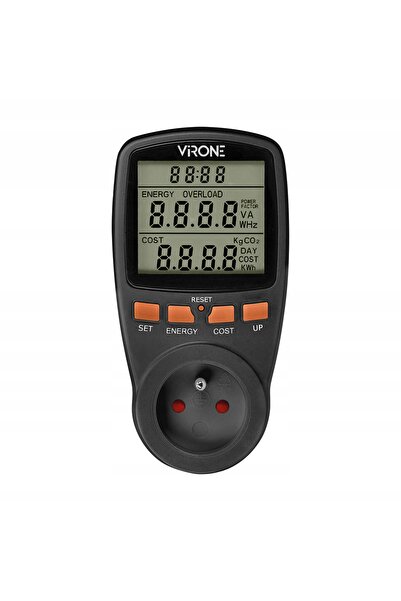 Virone WATOMIERZ CONTOR DE ENERGIE ELECTRICĂ PRECIZIONAR NEGRU