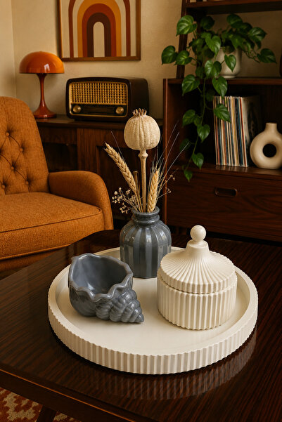 Zigzag Home طقم مزهريات ديكورية على الطراز البوهيمي مكون من 4 قطع، صندوق مزهر...