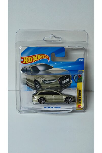 HOT WHEELS HW EURO SERİSİ - 17 AUDI RS 6 AVANT MODEL ARABA (KORUMA KABI İLE B...