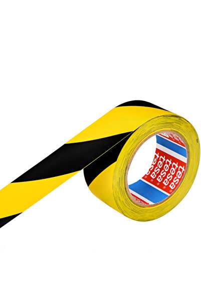 Tesa Bandă adezivă de marcare galbenă 33M 50MM
