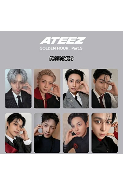 Kpop Dünyasi ATEEZ '' Golden Hour Pt.5 '' Diary Ver. Photocards Set