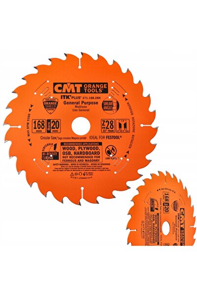CMT Ferăstrău circular subțire 168x20mm 28 dinți (271.168.28H)