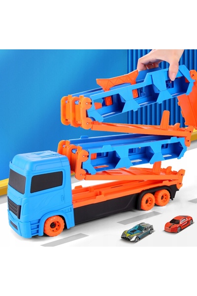 VATOS Camion transportator de mașini decapotabile, cu capacitate pentru 2 mașini