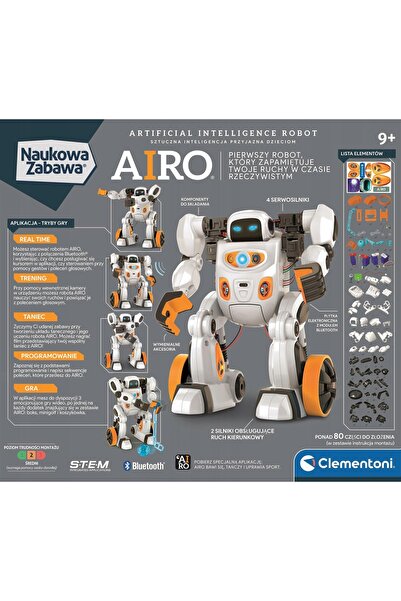 CLEMENTONI Pentru programare și codare Robot Airo 50819