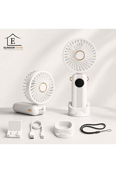 Elindor Ventilator portabil Elindor ®   Mini ventilator turbo de mână și de b...