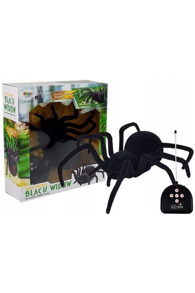 LeanToys Păianjen Hairy Mare, Telecomandat, RC, Black Widow