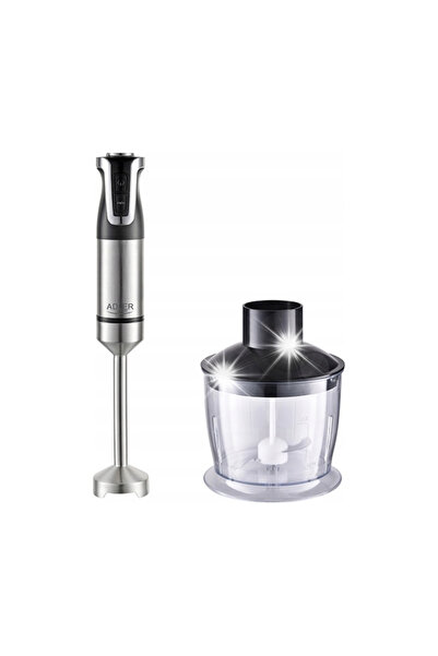 adler BLENDER PORTABIL DE BUCĂTĂRIE 1800W TURBO 20 TRENCIURI DE VITEZĂ SET CO...