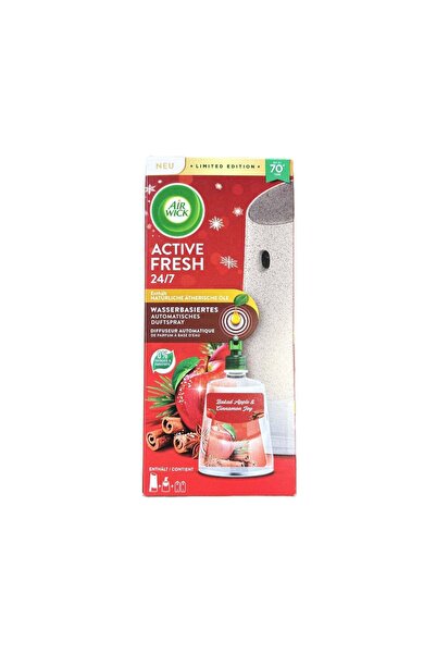 Air Wick Освежител за въздух Airwick Active Fresh Печено ябълка и канела Пълн...