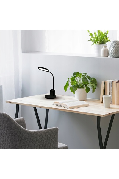 Milagro Lampă de birou SCUOLA Negru 55x15x15cm LED 8W Modernă pentru studiu