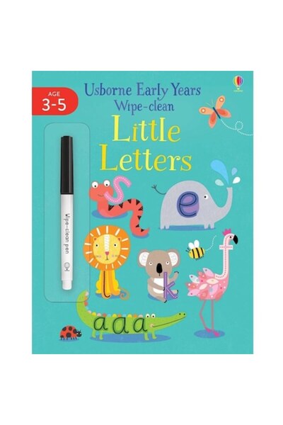 Usborne Early Years Wipe-Clean Little Letters – Activity book for children 3+...