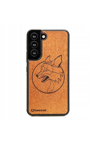 BewooDesign Husă din lemn pentru Samsung Galaxy S22 LIS MERBAU