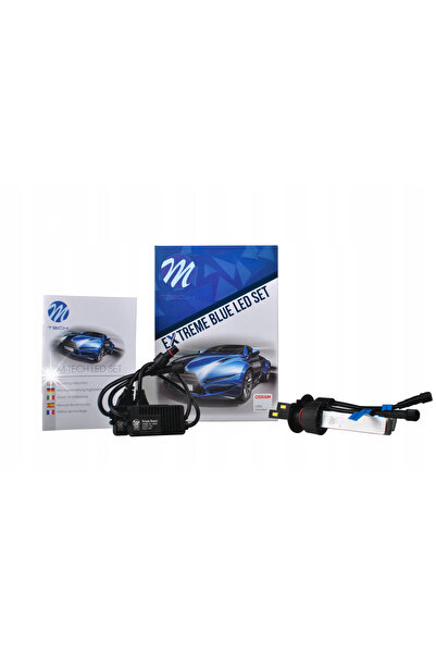 M-TECH Set de becuri LED H7 EXTREME BLUE 40W 12V