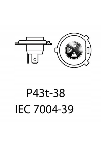 EinParts Automotive Becuri LED H4 cu lentilă HD, proiector, lumină intensă, 6...