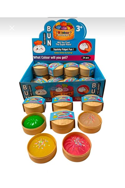 HOBİ Mini Sukuşi New Trend Squishy Dumpling Sürpriz Renklerde Rainbow Mystery...