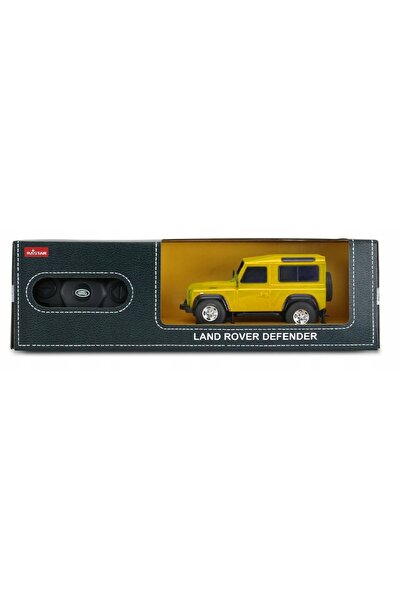 Rastar Land Rover Defender R/C scară 1:24 78500 mașină cu telecomandă galbenă