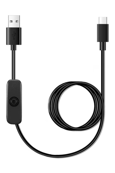 POWERTECH Καλώδιο USB-C σε USB CAB-UC085 με διακόπτη, 2Α, 2μ, μαύρο