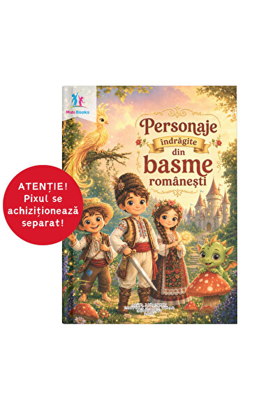 minibooks Personaje îndrăgite din basme românești, cu povești, sunete și joc ...