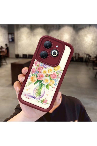 Hontinga حافظة هاتف Infinix Smart 8/8 Pro متوافقة مع الكاميرا، حافظة هاتف من ...