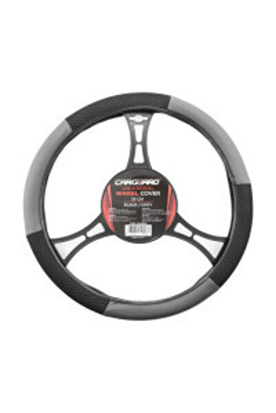 CarGuard Car Steering Wheel Cover - Grey/Black