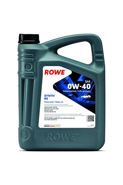 ROWE TOURING ENGINE OIL HIGHTEC SYNTH RS SAE 0W40 5L