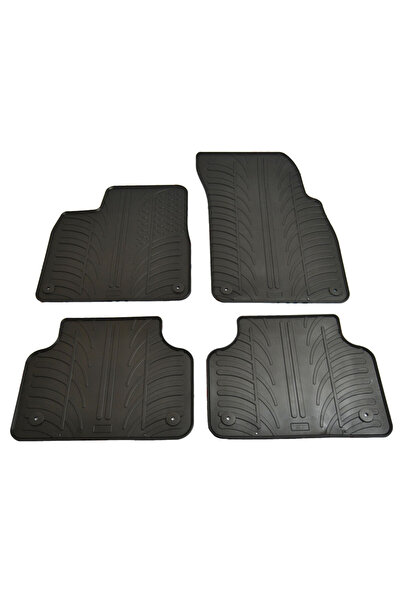 Gledring Covorase cauciuc Audi Q7 06.2015-,presuri culoare Negru, 4buc.