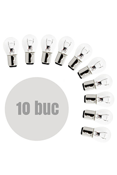 CarGuard Bec MTR P21/5W 12V 21/5W BAY15d Set 10 buc