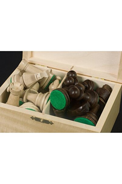 Sunrise Chess & Games STAUNTON Std No. 5 Traditional Chess Top Bottom Set (in...