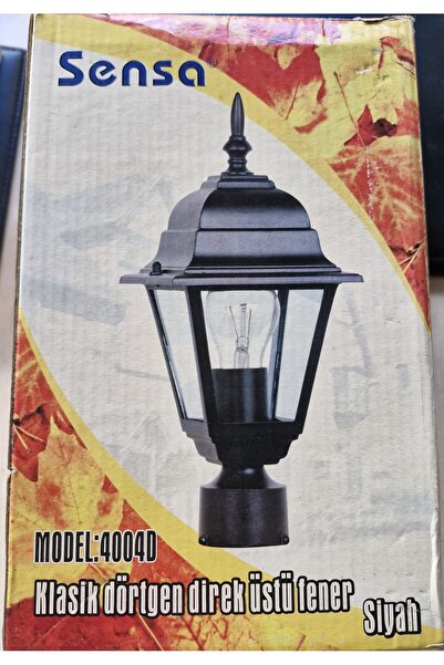 Sensa DİKDÖRTGEN DİREK ÜSTÜ FENER MODEL:4004D