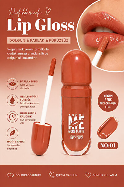 RED TOUCH Lip Gloss No:01