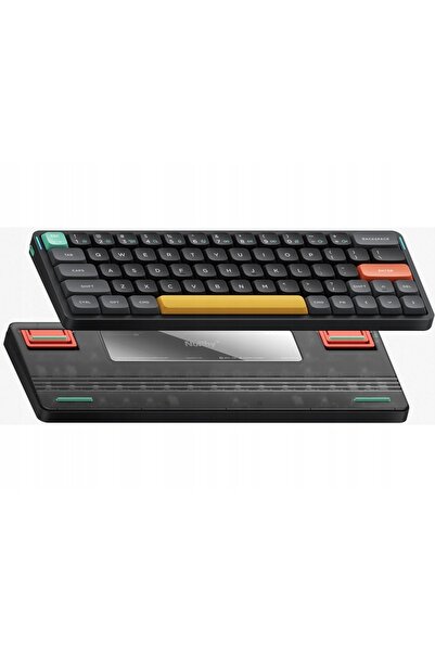 NO BRAND Tastatură NUPHY Air60 V2 Negru Basalt Wisteria (55gf)