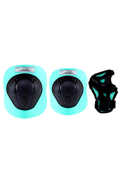NO BRAND Set de protecție NILS EXTREME H210 Negru-mint (mărimea L)