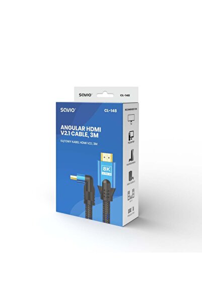 Savio Cablu HDMI - HDMI v2.1 8K 3M