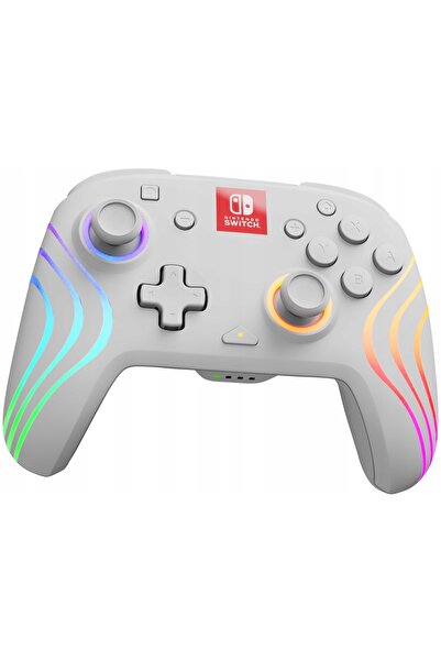 NO BRAND Controler PDP Afterglow Wave Nintendo Switch/Nintendo Switch Oled Alb