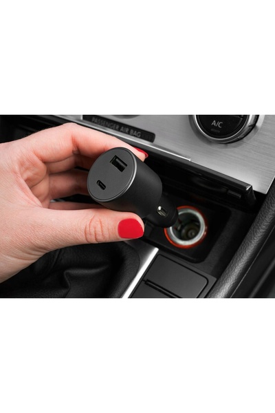 NO BRAND Încărcător auto GOLDENLINE QC3 18W + PD3 60W CC701 + Cablu C-C 2M