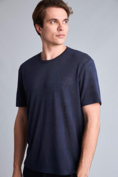 DeFacto Regular Fit Crew Neck Short Sleeve Light Green T-Shirt H5187Ax26Au