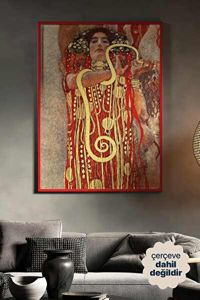 Persona Istanbul Gustav Klimt "Hygieia" - Sanat Posteri (Çerçevesiz)