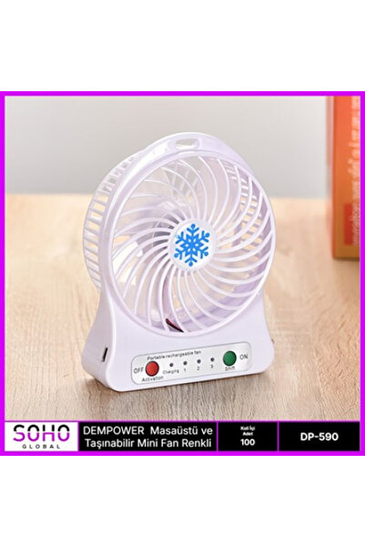 coco shopier مروحة محمولة لسطح المكتب بثلاث مراحل