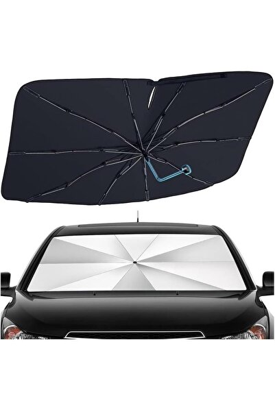 Generic Car Windshield Sunshade Umbrella 57"x32" – Foldable Front Window Sun ...