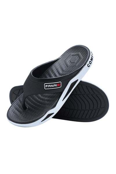 Generic Fenni Men's flip flops, fashionable men's slippers, anti slip toe exp...