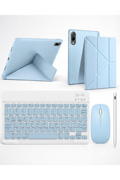 TUROTTO Galaxy Tab S11 ULTRA X930 İle Uyumlu Standlı Kılıf Dokunmatik Kalem v...