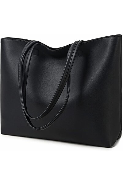 Generic MEEGIRL Ladies Tote Bags Simple PU Leather Handbags Work School Shopp...