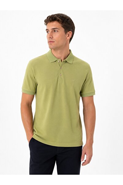 Cazador 46130 Men's Polo Neck Tshirt Menthol