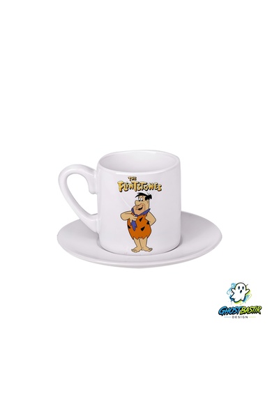Ghostbastır Design Stone Age Turkish Coffee Cup 0179