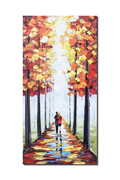 artnova Ръчно рисувана картина на влюбени, Заповядат едновременно, 80x40см ма...
